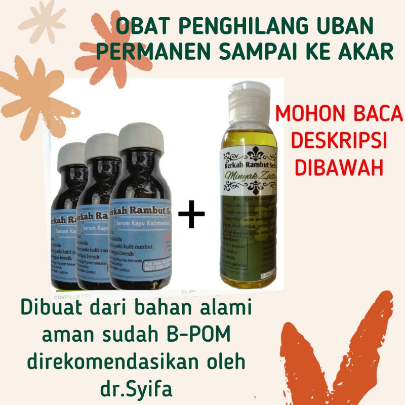 BRS Serum Anti Uban Obat Penghilang Uban Permanen B-POM | penghilang uban permanen asli original