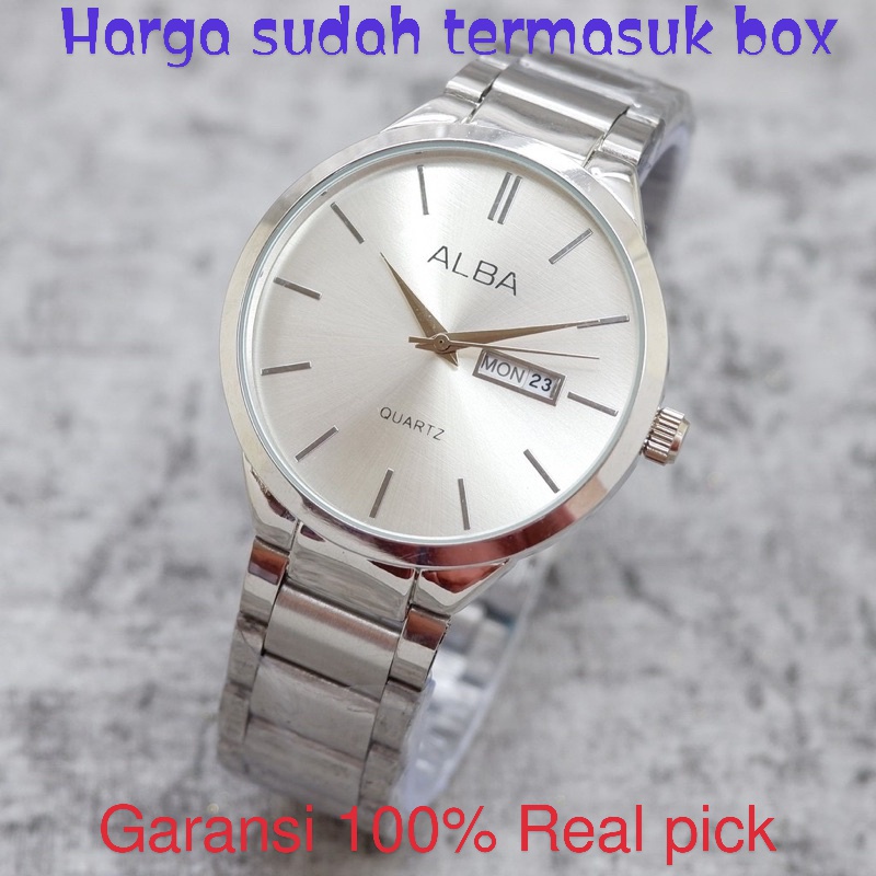 Jam Tangan Pria original Tahan air | Jam Tangan Pria Elegan Diameter 46