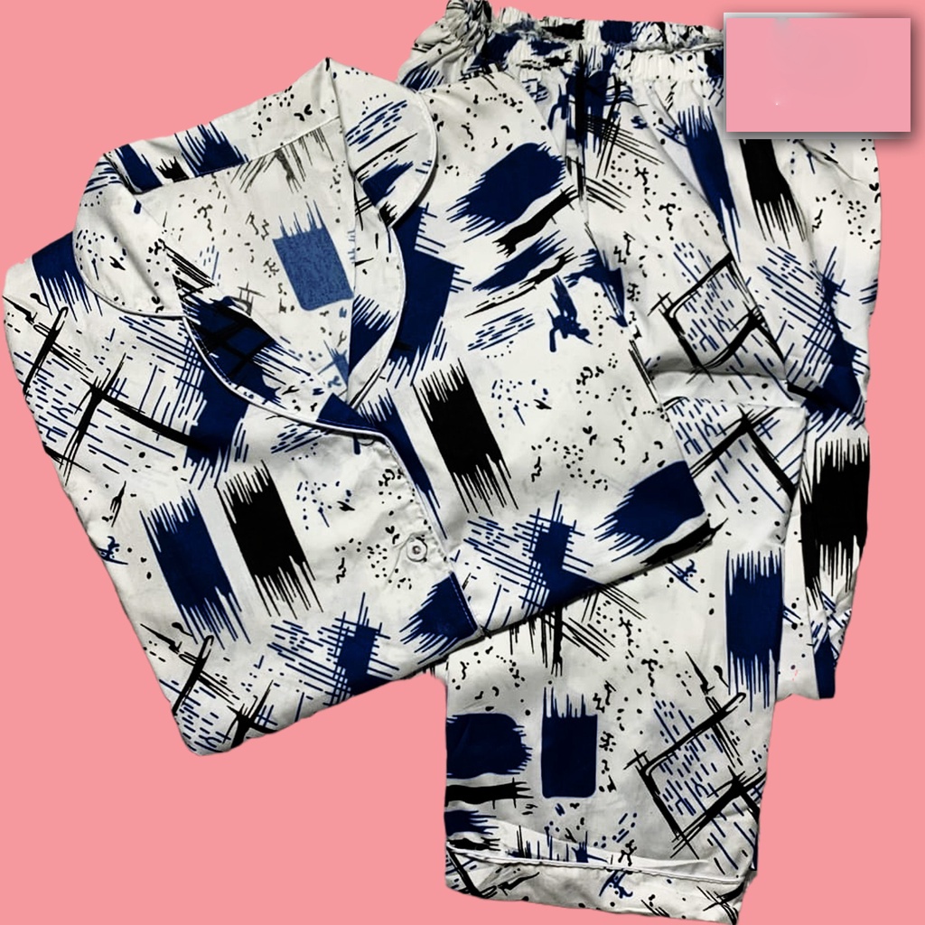 PIYAMA WANITA / BAJU TIDUR WANITA MOTIF LENGAN PANJANG PP/CP