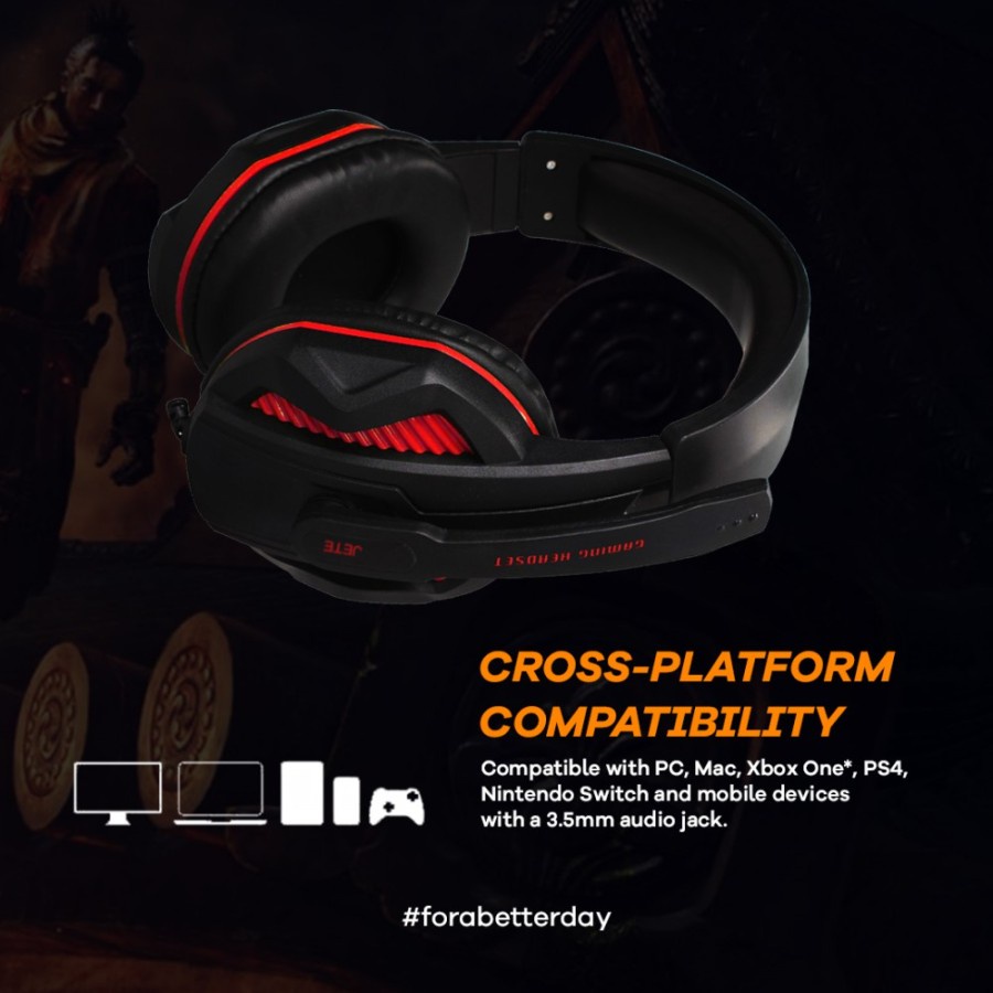 Headset Gaming | Headphone Gaming Noise Cancelling JETEX G3 - Garansi Resmi 2 Tahun