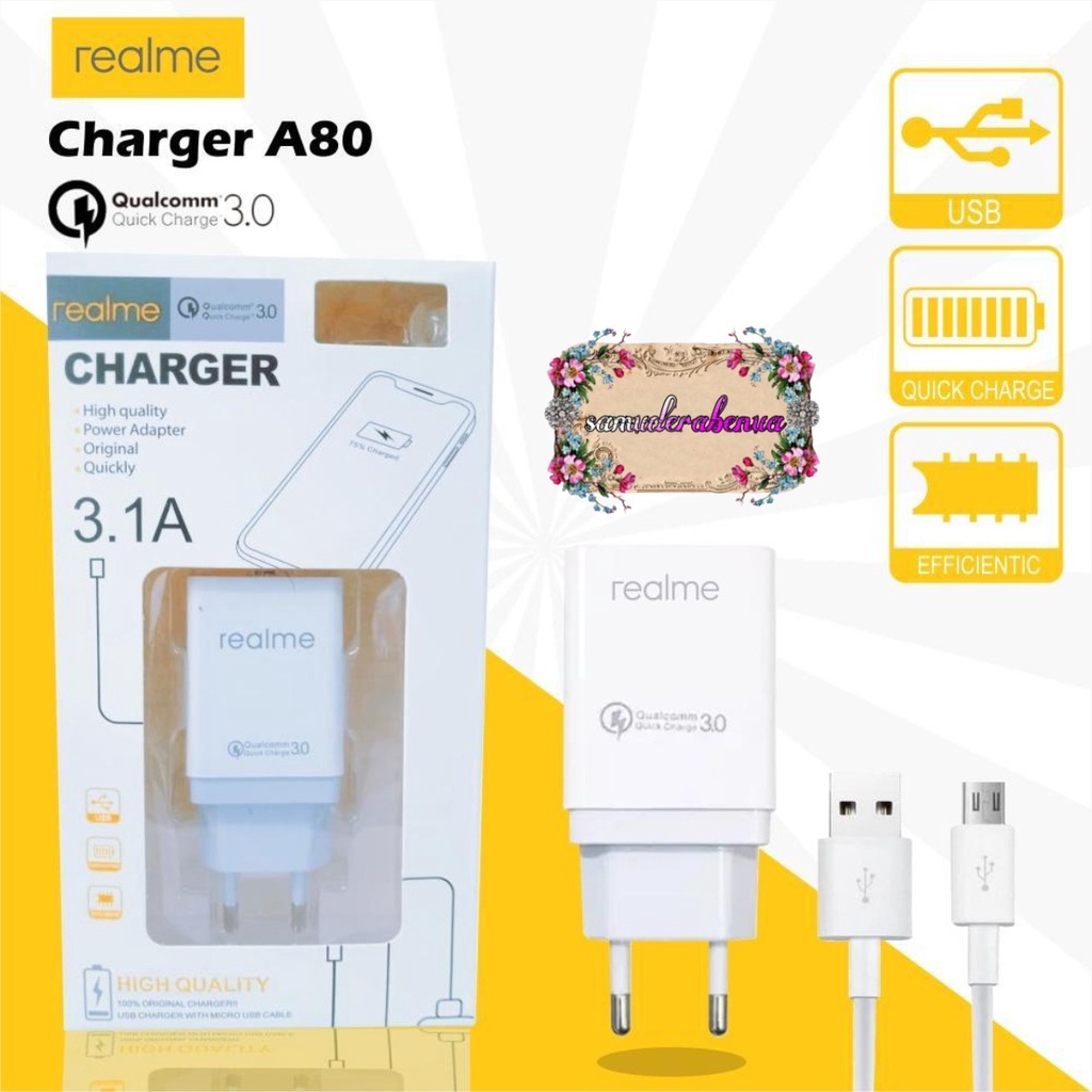 BM048 A80 Cashan Cashan REALME 3Amper QUALCOM micro fast Charging Anti meledak realme 2 3 5i pro c1 SB2960