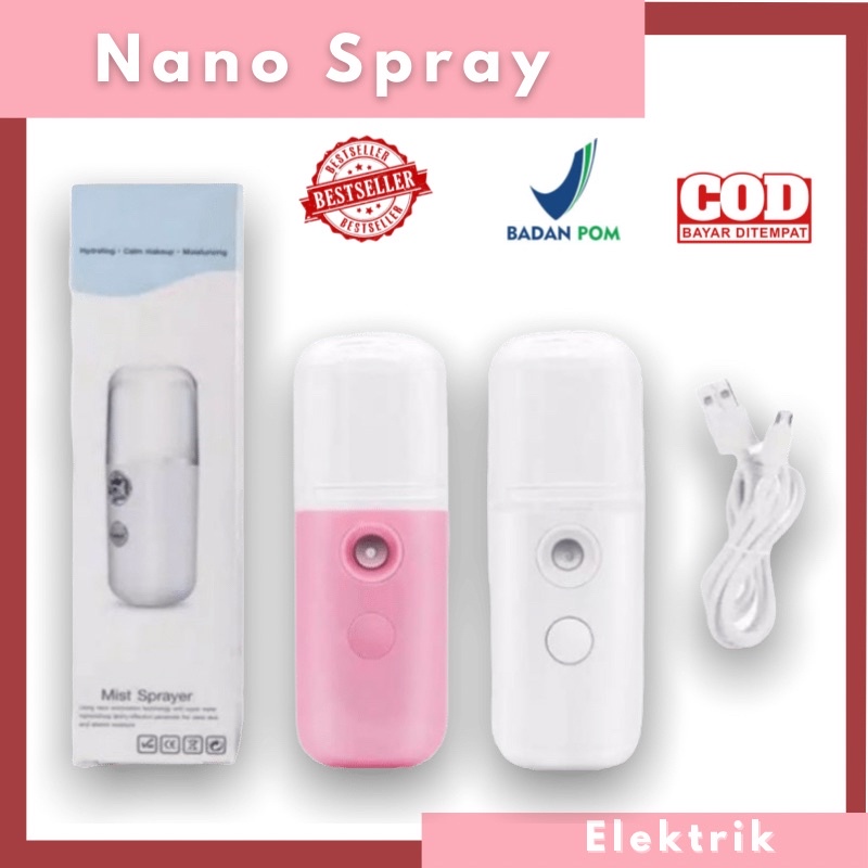 NANO SPRAY ELEKTRIK SK-K56 Nano Spray Portable Mini USB Face Mist / Spray Wajah / Sprayer Pelembab Wajah / Mini Facial Humidifier Nano Perawatan Wajah