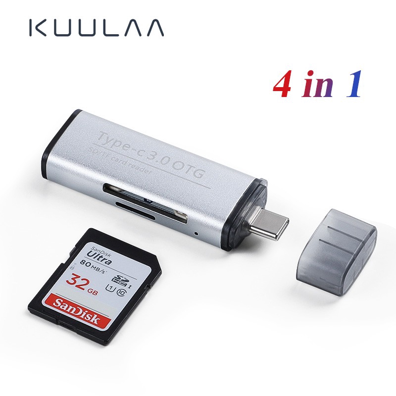

KUULAA Card Reader USB 3.0 OTG Multifungsi untuk Micro SD / TF