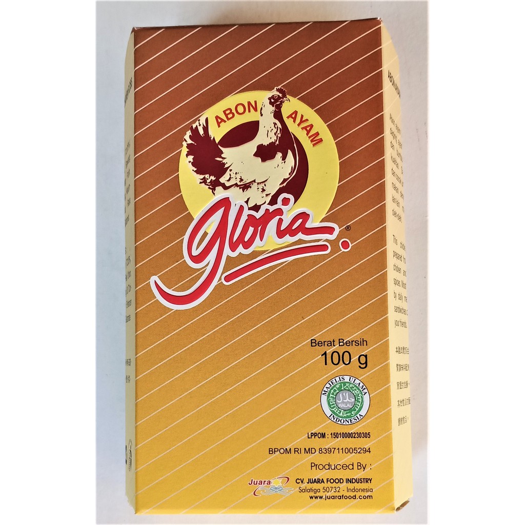 

Gloria Abon Ayam 100 gram