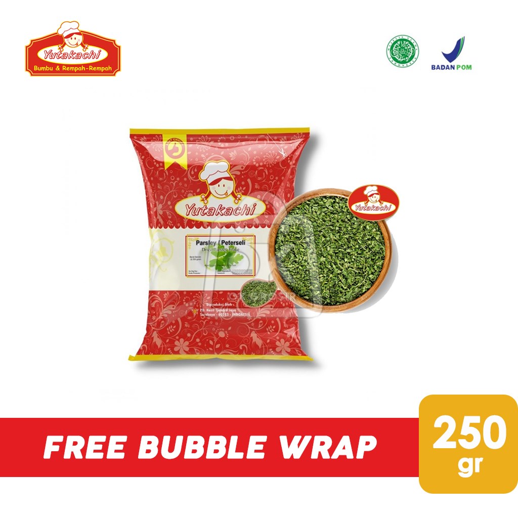 

Parsley Flakes YUTAKACHI / Daun Peterseli Kering (250 gr)