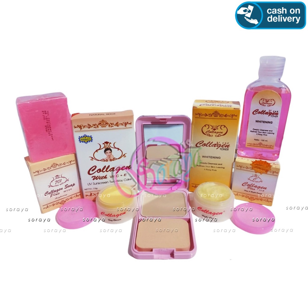 Paket Skincare Collagen Original 5 in 1 - Paket Perawatan Kulit Wajah Collagen Original 5 in 1 - Sab