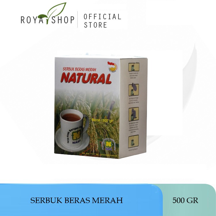 

SBMNB Serbuk Beras Merah Natural 500gr