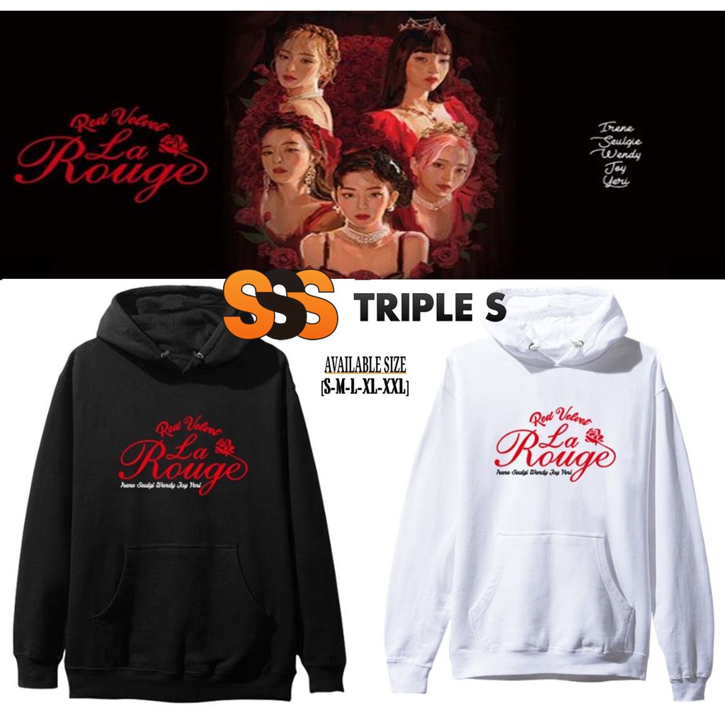 Hoodie Jumper Sweater Red Velvet La Rouge Irene Seulgi Wendy Joy Yeri Hoodie Kpop Shopee Indonesia