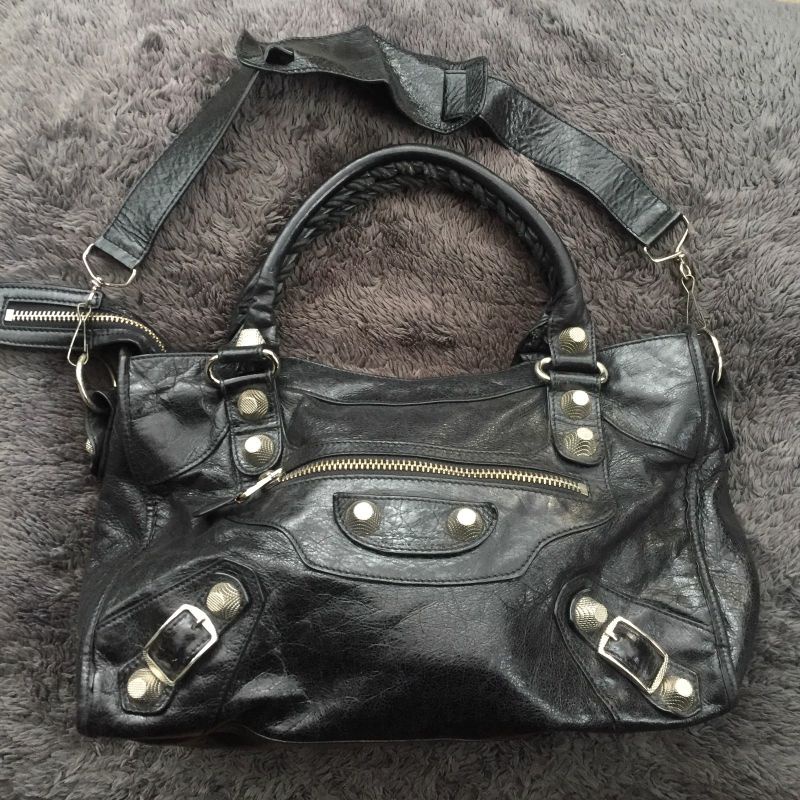 Balenciaga Giant City Silver Bag Ala