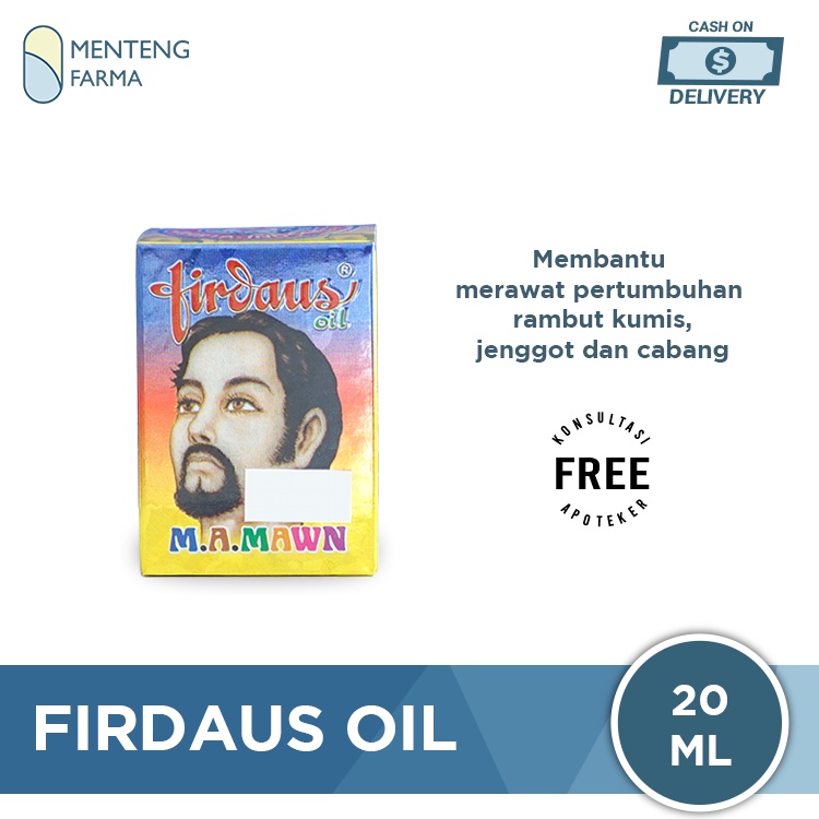 Firdaus Oil - Penumbuh Rambut, Kumis, Jenggot &amp; Jambang