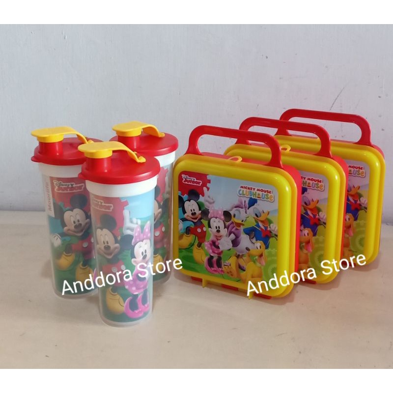 Moorlife Mickey & Friends Ready To Go/Lunch box/Kotak Makan/Promo/Hampers