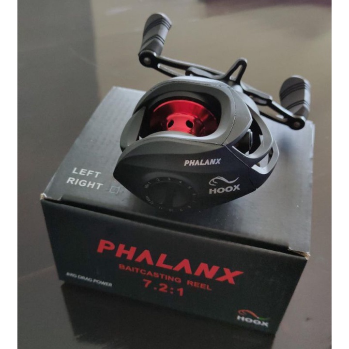 Reel baitcasting hoox phalanx