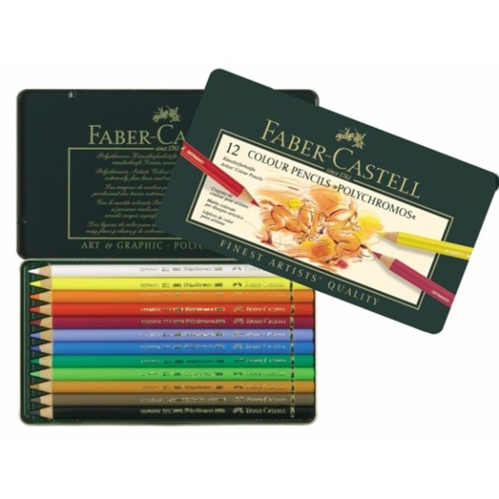 Faber-Castell Polychromos Pencil 12 Tin