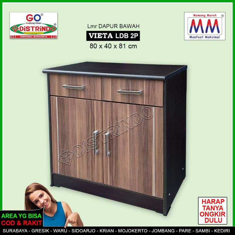 Kitchen set 2 Pintu Atas / Bawah Memang Murah tapi Manfaat Maksimal Kwalitas terjamin .