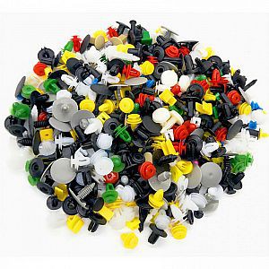 BAUT RIVET MOBIL 200 PCS BAUT UNIVERSAL MUR BAUT RIVET PLASTIK WARNA