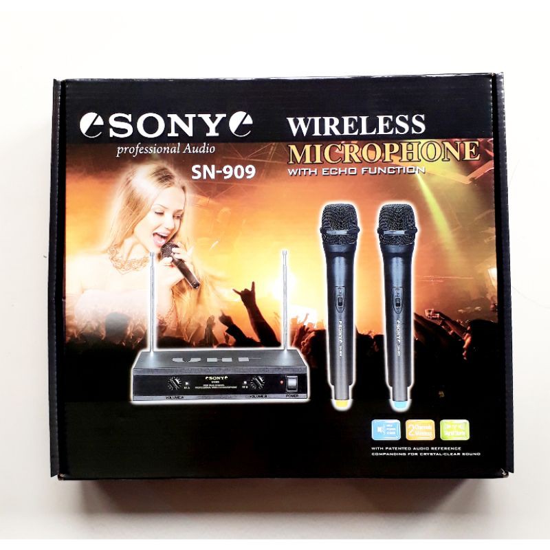 Mic wireless SONY Microphone dobel mic SONY SN 909