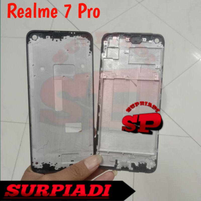 Frame Lcd - Tulang Tengah Tatakan Lcd Realme 7 Pro RMX2170