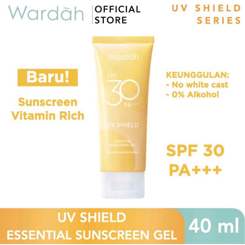 Wardah UV Shield esensial SUNSCREEN gel spf 30 PA+++