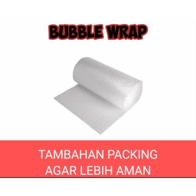 

BUBBLE WRAP TAMBAHAN PACKING PEMBELIAN PRODUK