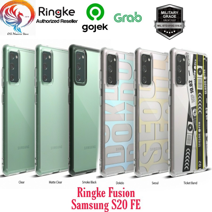 Case Samsung Galaxy S20 FE 2020 RINGKE Fusion Anti Crack Casing ORIGINAL