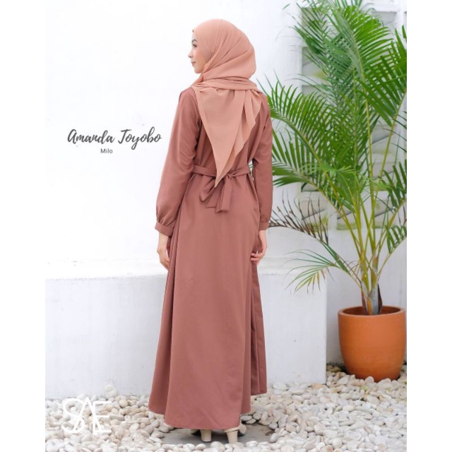 Gamis Amanda Toyobo | busui friendly | 1 kg muat 3 pcs