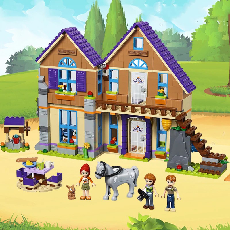Mainan Lego Heartlake City Girl the mia's Villa Cottage Friendship Tree House Compatible Legoness