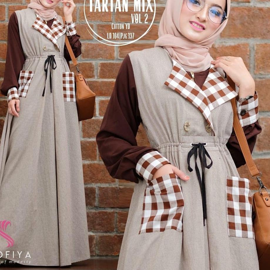 Terbagus.. Termurah Gamis Remaja Modern Terbaru Mikka 2020 | Hakuna Syar RR944 Gamis Remaja Kekinian