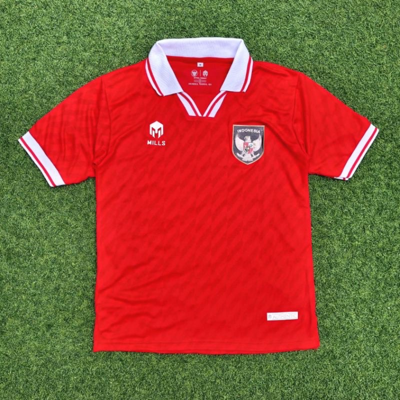 Jersey timnas indonesia home terbaru