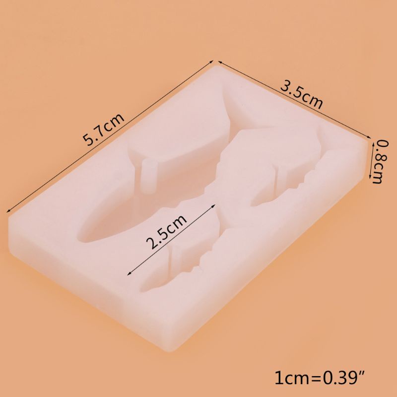 SIY  Crystal Epoxy Resin Mold Shark Casting Silicone Mould Handmade DIY Crafts Decorations Making Tools