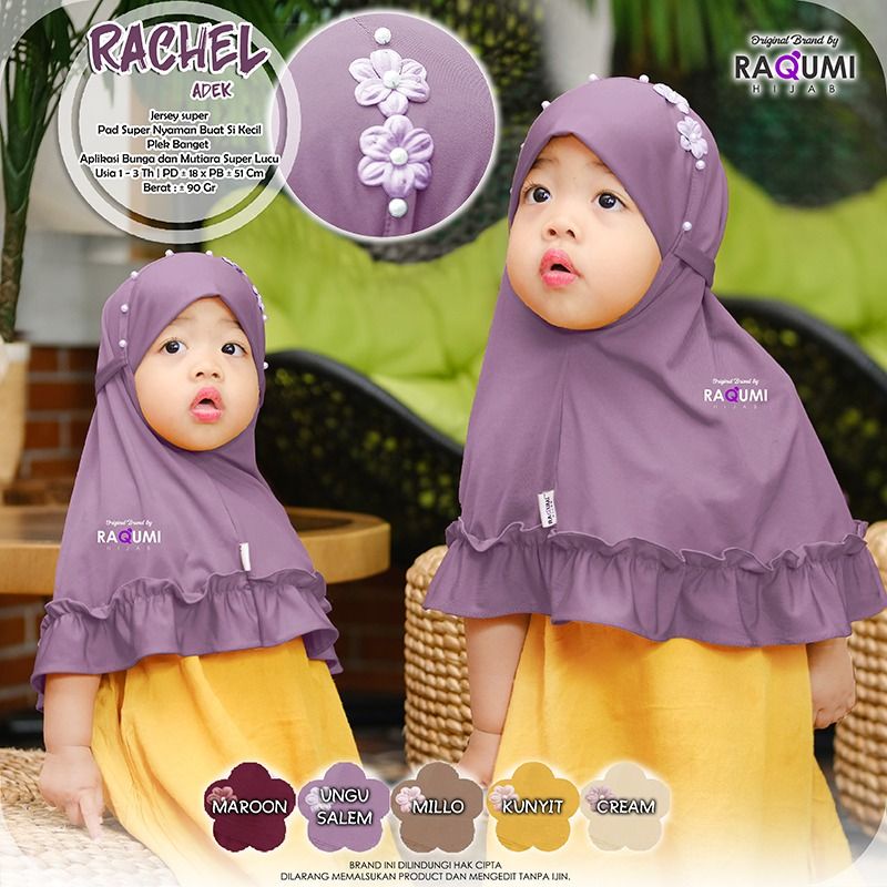 hijab rachel by raqumi - jilbab anak