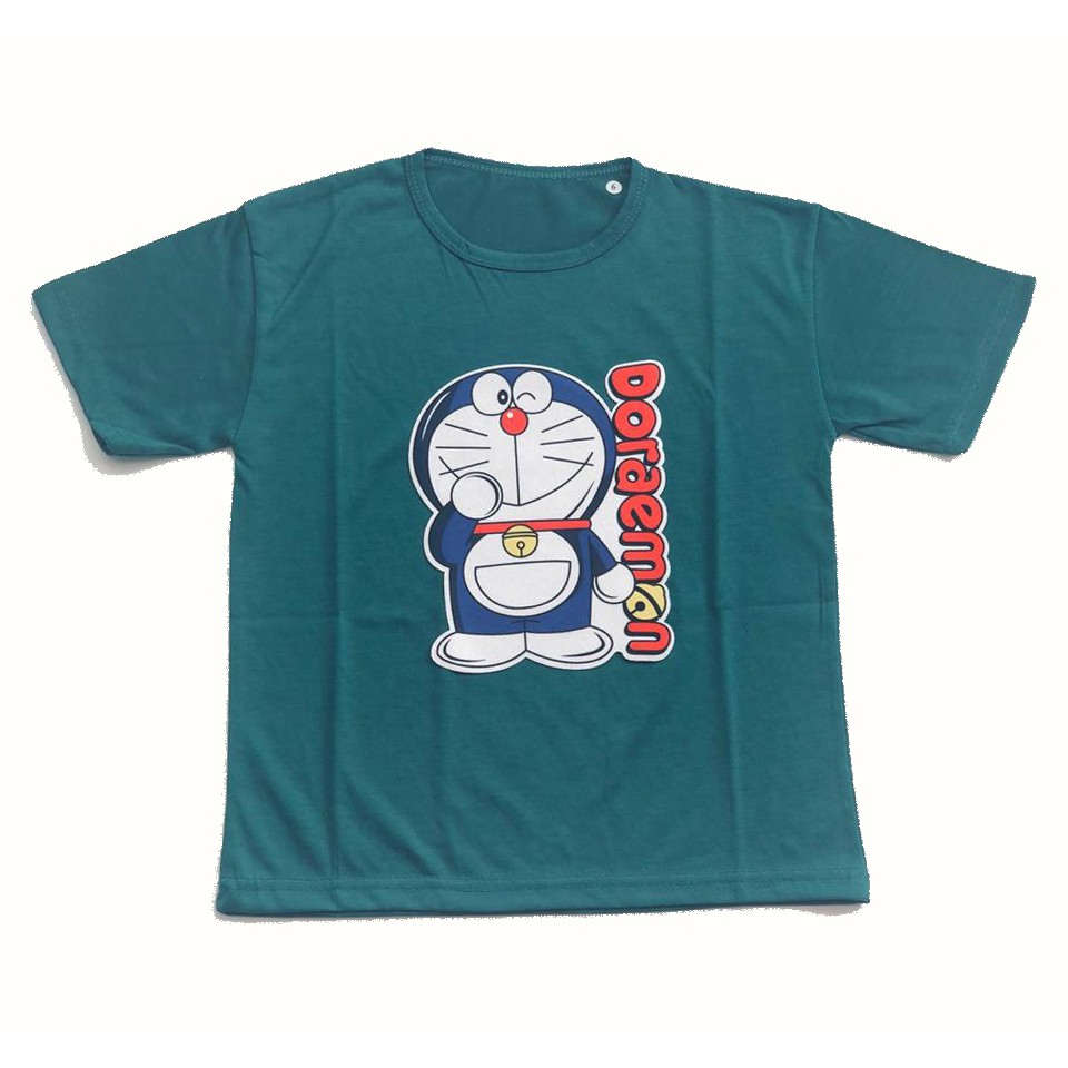 Kaos Oblong Anak Lengan Pendek Gambar Draemon | Ukuran 2-4-6-8