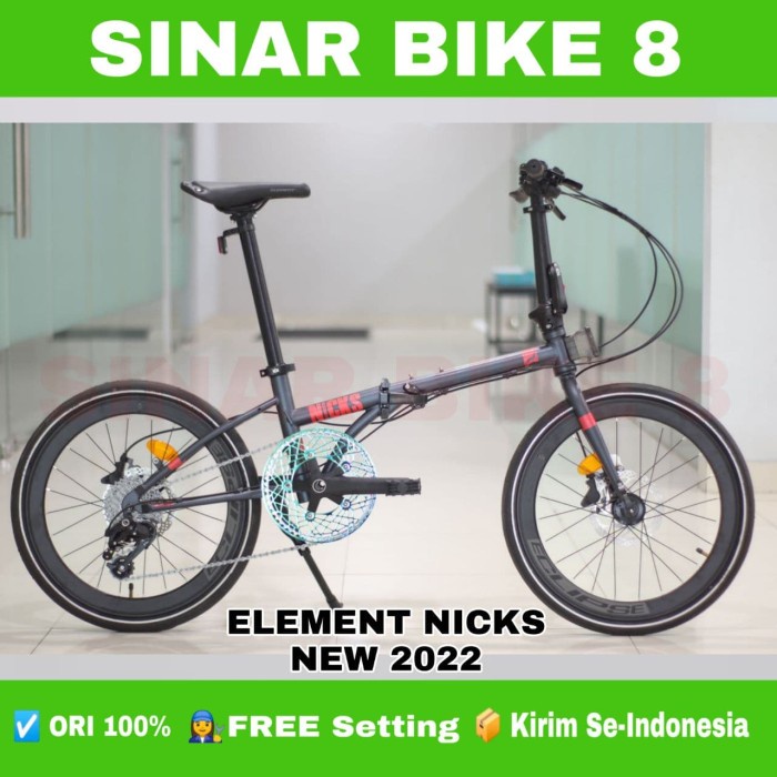 Sepeda Lipat Ukuran 20 Inch ELEMENT NICKS NEW 2022