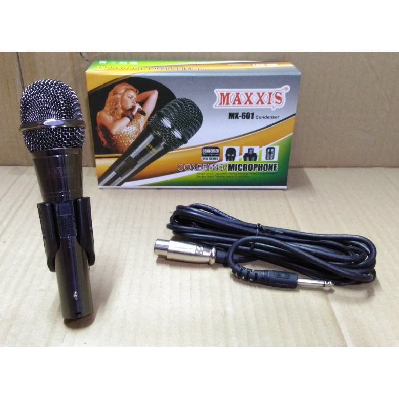 MIC KABEL CONDENSER MAXXIS MX 601 MICROPHONE KARAUKE