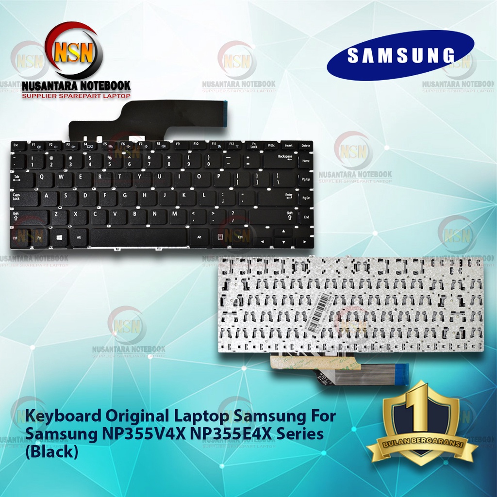 Keyboard Laptop Samsung NP355V4X NP355E4X Black Series