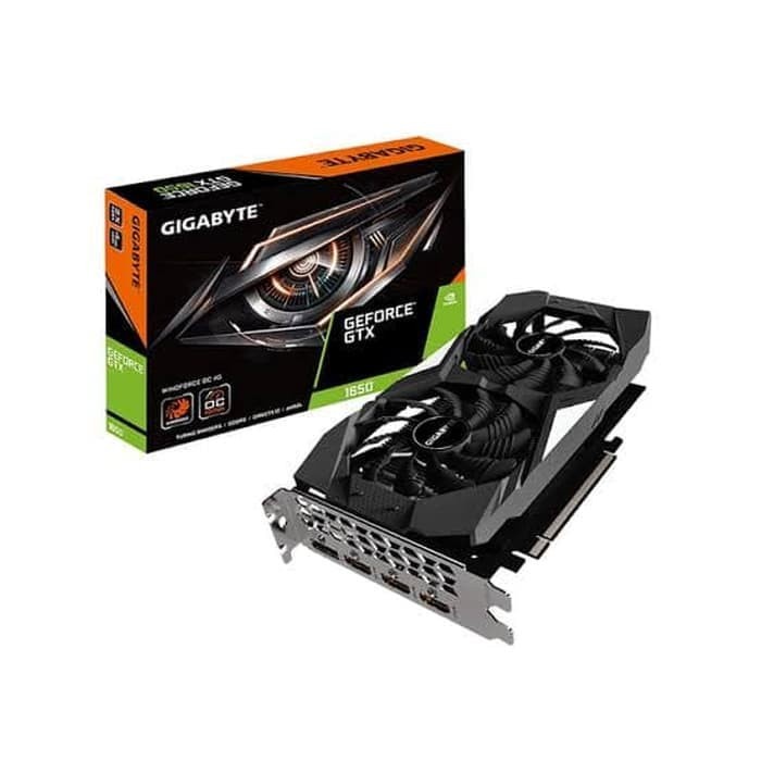 VGA Gigabyte GeForce GTX 1650 4GB DDR5 OC Dual Fan GTX1650 Resmi