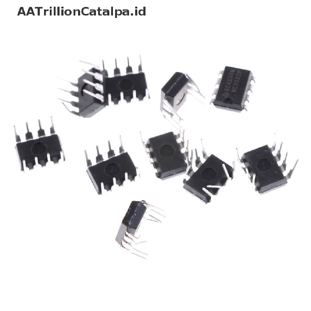 10pcs IC NE5532P NE5532 DIP-8 Dual Low Noise Op-Amp TI