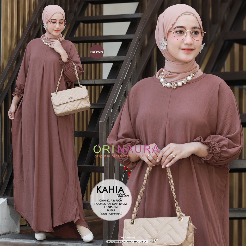 MELIA KAFTAN muslim motif elegan original produk by uwais