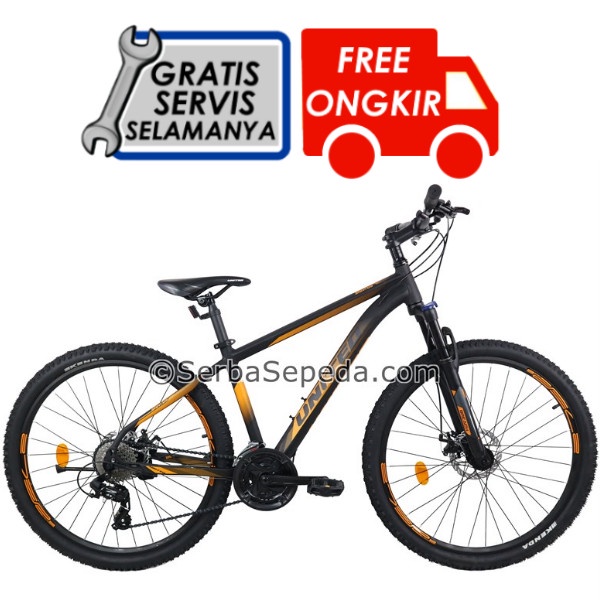 Sepeda MTB | Sepeda United Stavros 27.5 - HITAM ORANGE