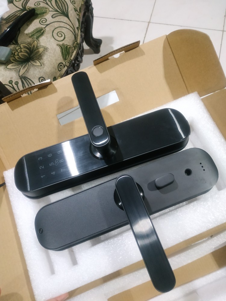 Bardi Smart Home Door Lock Handle Rfid-fingerprint Waterproof