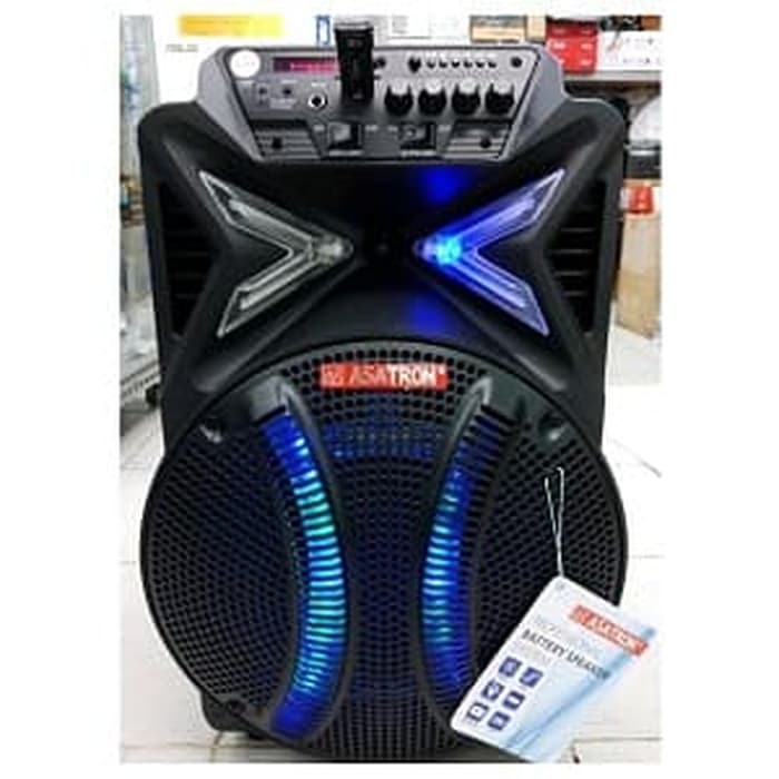 Asatron Speaker Portabel Wireless Meeting HT 8880 UKM 12 INCH