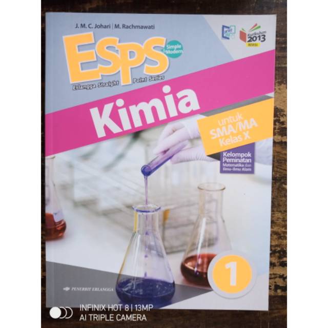 ESPS kimia kelas 1 sma/ma (x) kelompok minat k13 revisi penerbit erlangga