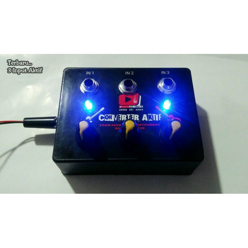 Converter Soundcard V8 Aktif 3 Input (Mantap Hasilnya)