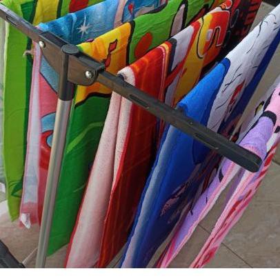 12.12☂ Jemuran Handuk Portable [Dengan Kaki Roda] ,,...,