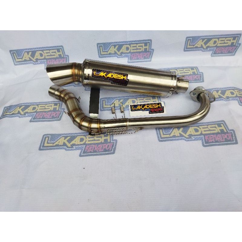 KNALPOT LAKADESH CORONG (INLET 38) BEAT MIO VARIO AEROX SCOOPY NMAX PCX LEXI ADV GENIO FREEGO DLL