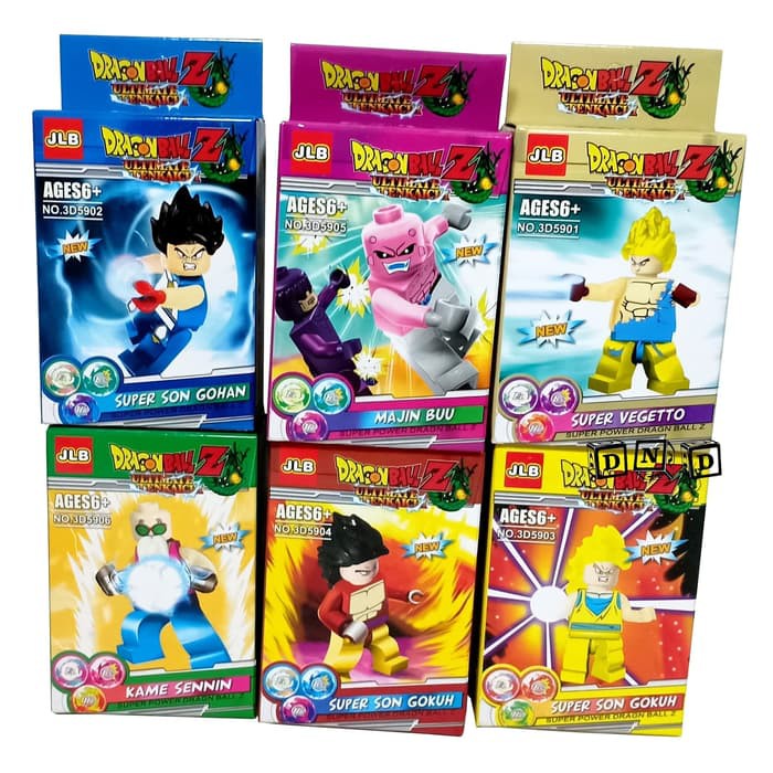 MAINAN ANAK LEGO NANO KARAKTER DRAGON BALL BLOCK ACTION FIGURE SATUAN BY AGEN MAINAN - AM 0055