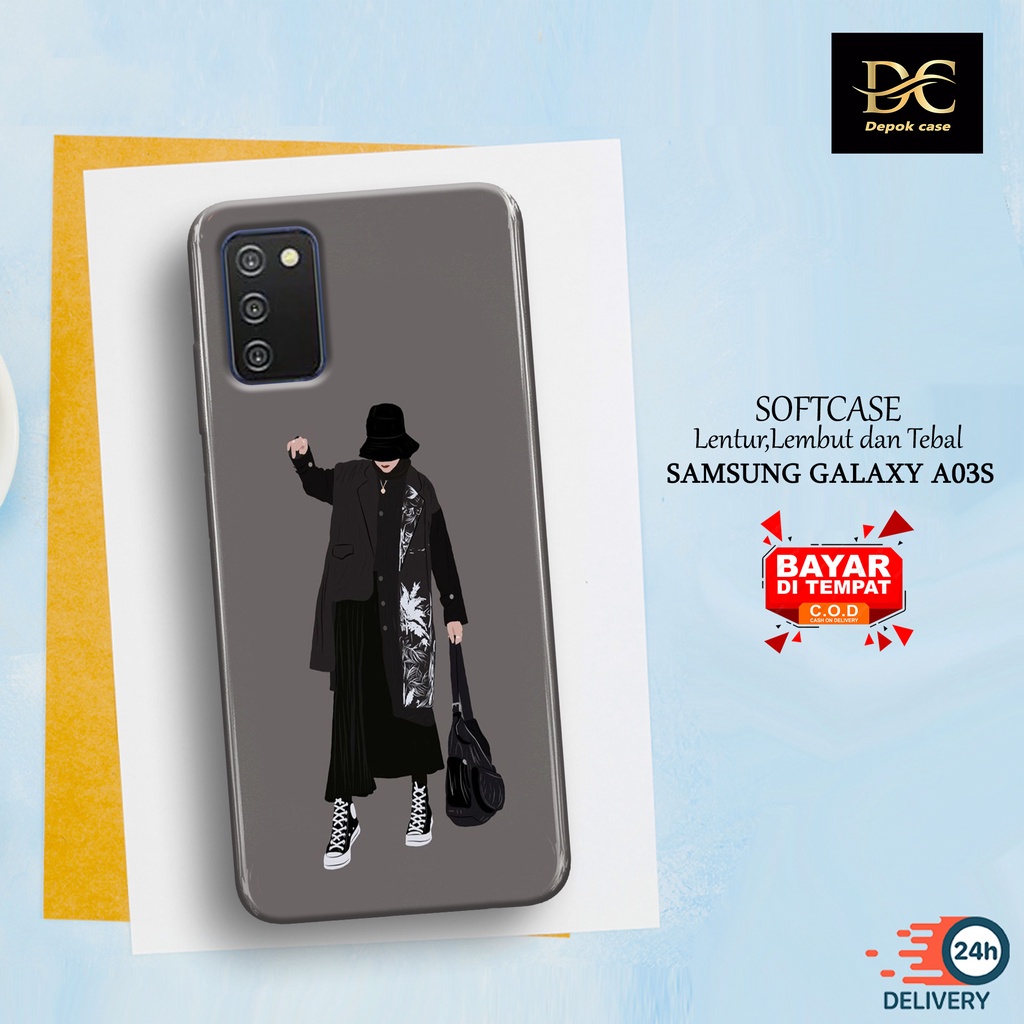 Case Samsung Galaxy A03s Terbaru - Fhasion Case HIJAB - Casing Hp Samsung Galaxy A03s Terbaru - Soft