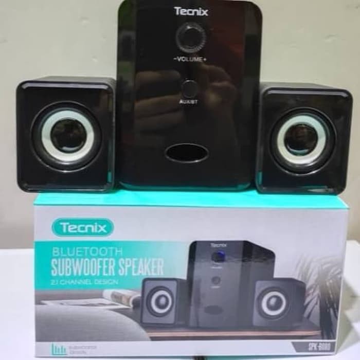 Speaker Bluetooth With Subwoofer Tecnix SPK - B080 Bisa Untuk Pc atau Laptop