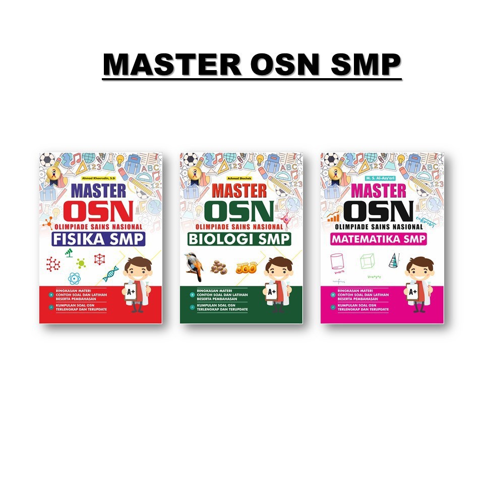 BUKU OSN SMP : MASTER OSN SMP / Buku SMP / Buku OSN