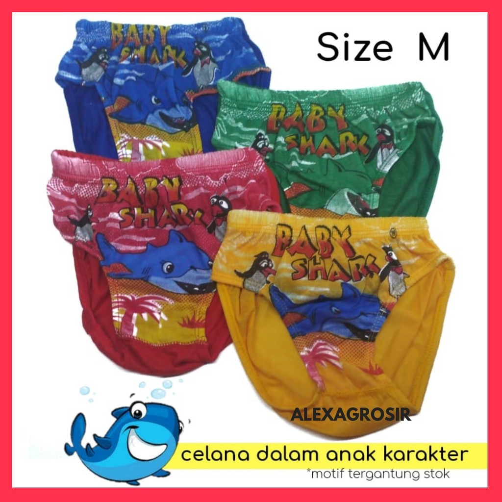 Celana dalam anak 2-3 Tahun BonBon karakter/ cd anak laki-laki /celana dalam anak murah cowok