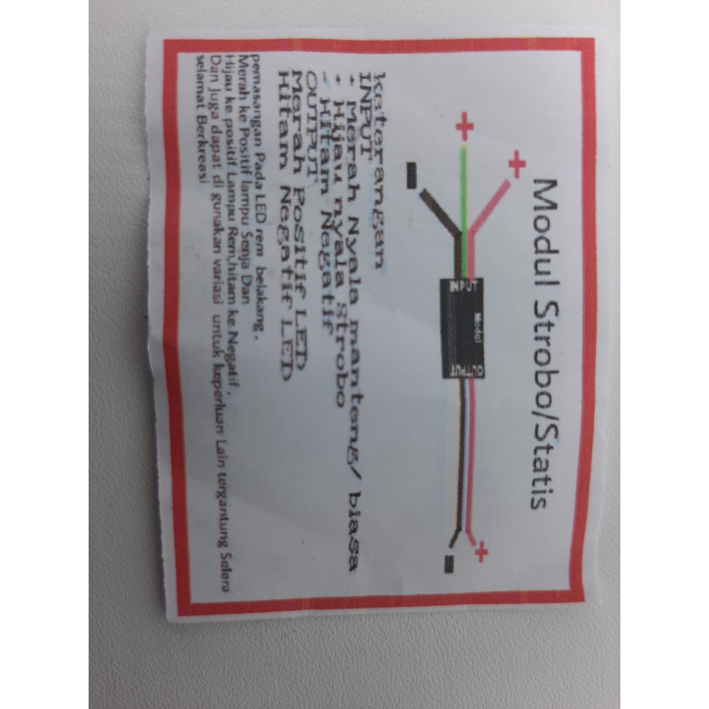 Modul Rem Strobo / Kedip Strobo / Kedip F1 12V/24V